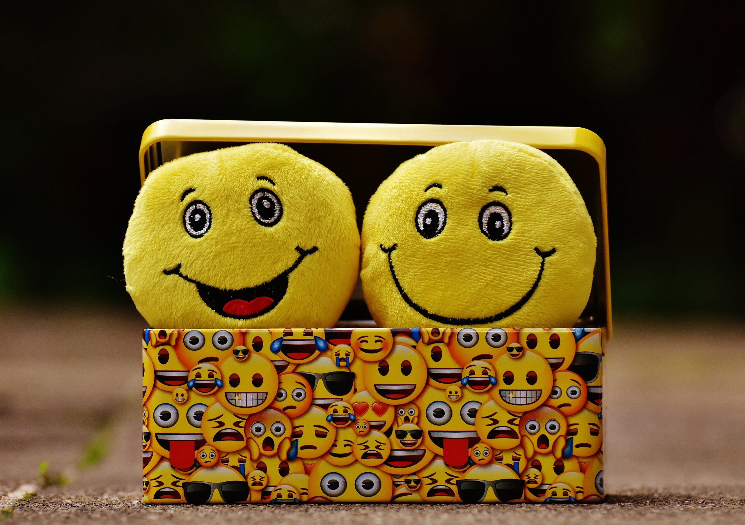 Foto de Pixabay: https://www.pexels.com/es-es/foto/dos-emoji-amarillos-en-caja-amarilla-207983/
